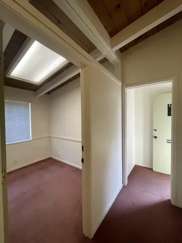 a view of empty room