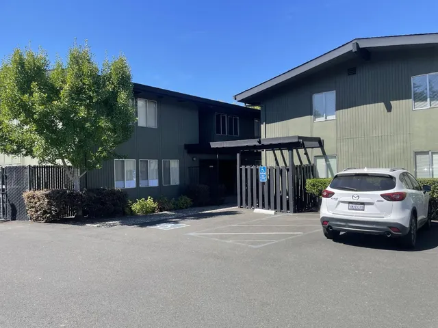 a car parked in front of house