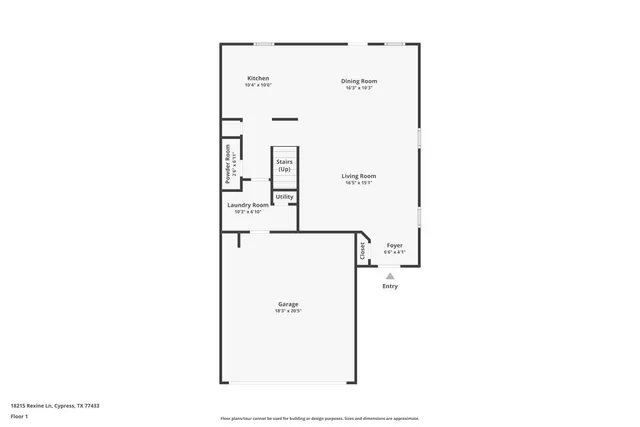 $1,865 | 18215 Rexine Lane, Cypress, TX 77433