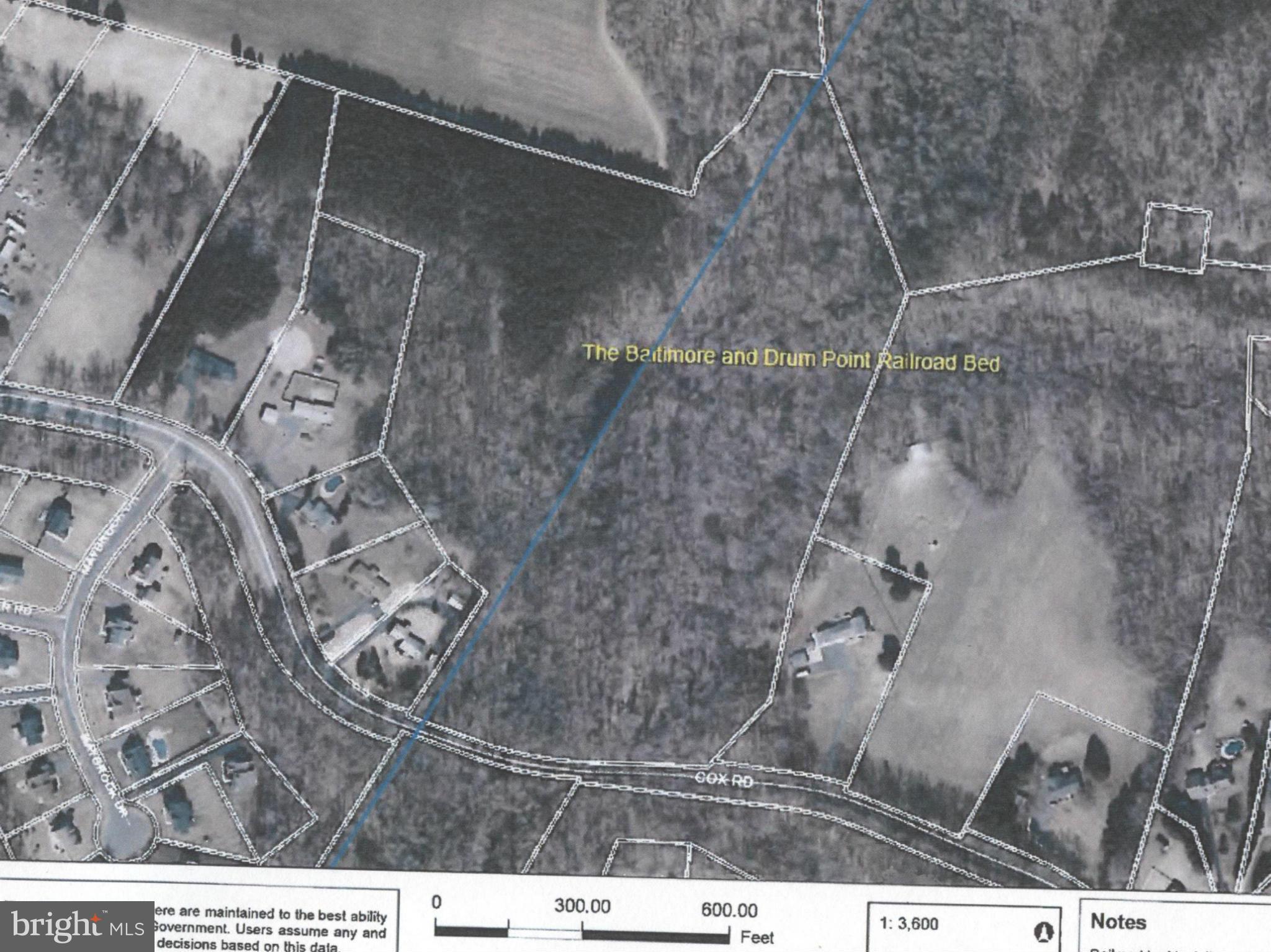 1150 Cox Road Huntingtown, MD 20639 - Photo 2 of 9 Railroad bed route