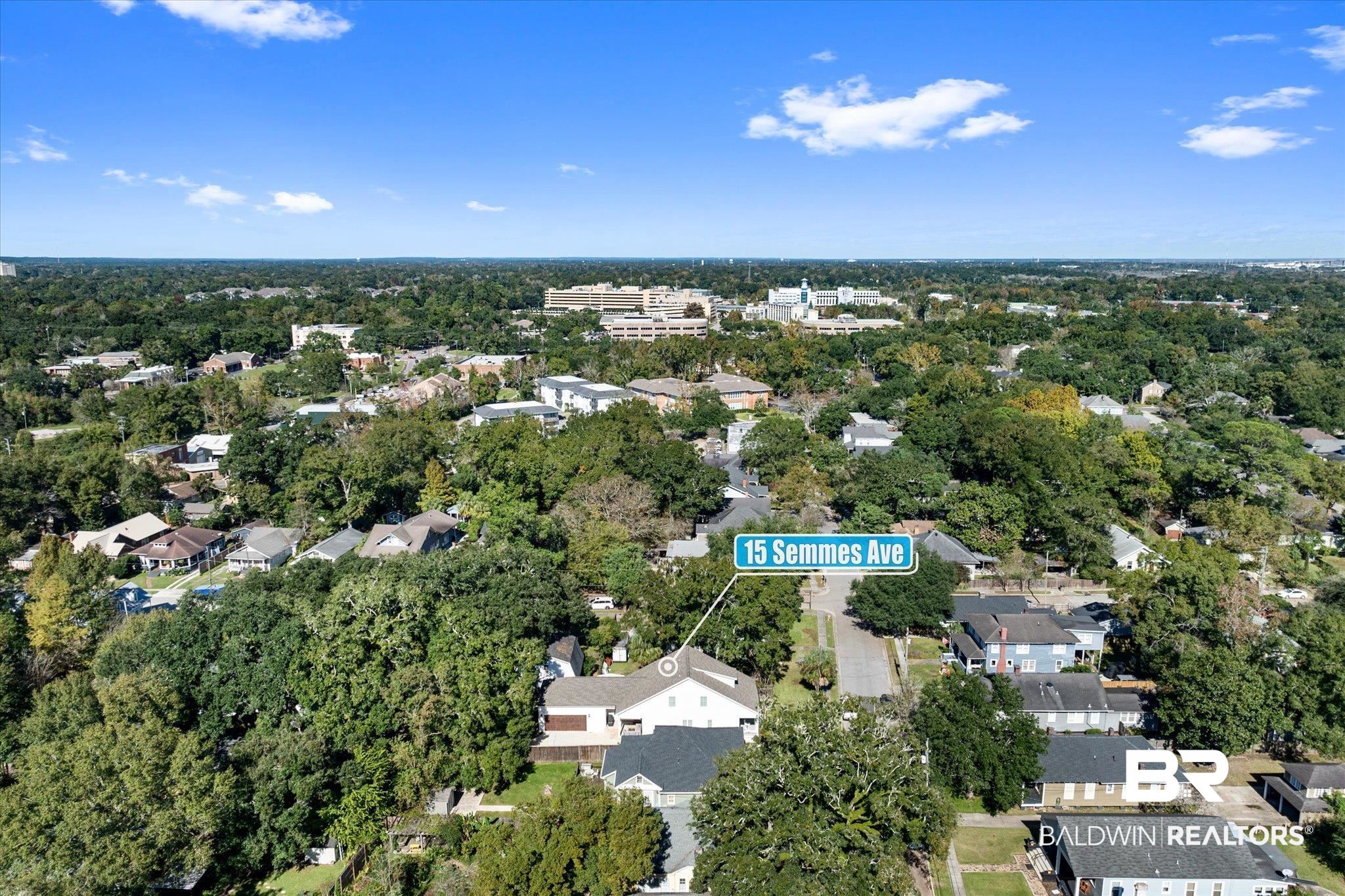 15 Semmes Avenue Mobile, AL 36604 - Photo 40 of 43 Bird's eye view