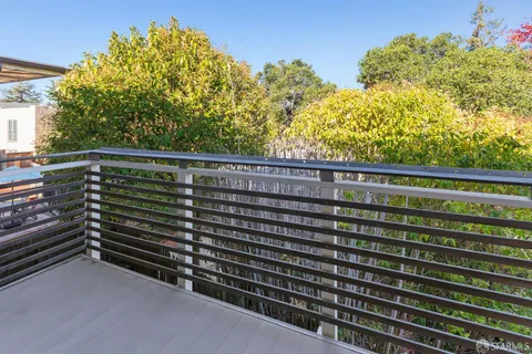 a view of outdoor space with garden