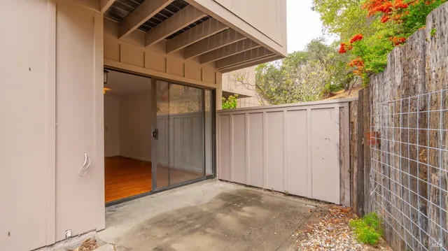 a view of a small space