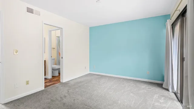 a view of an empty room