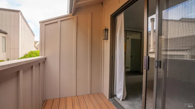 a view of front door