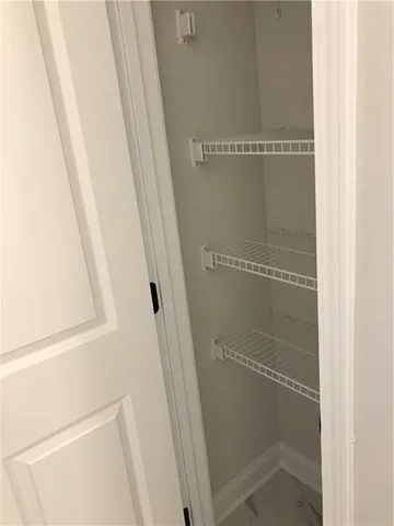 a bathroom with a bath tub