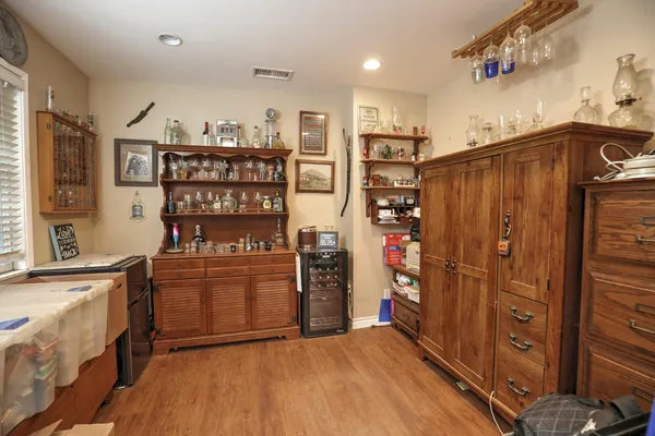 a view of a storage & utility room