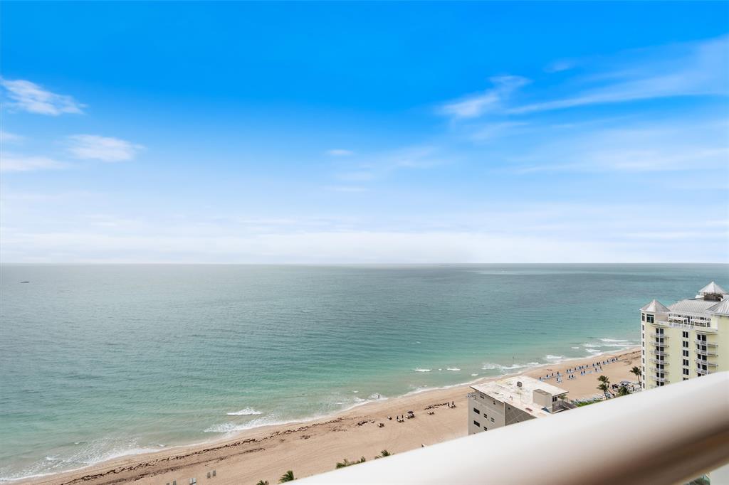 2100 North Ocean Boulevard, Unit 20D Fort Lauderdale, FL 33305 - Photo 12 of 25 a view of an ocean from a beach