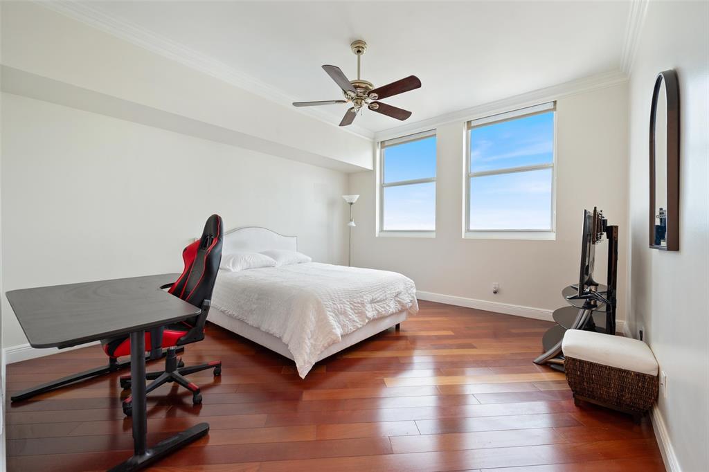 2100 North Ocean Boulevard, Unit 20D Fort Lauderdale, FL 33305 - Photo 21 of 25 a bedroom with a bed and a window