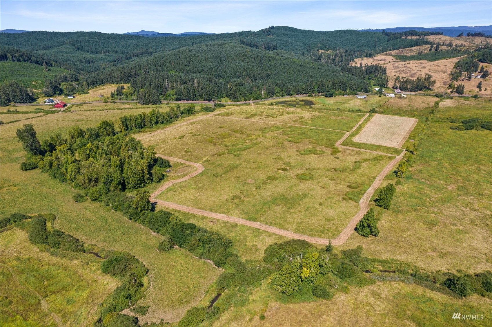 1503 Lincoln Creek Road Rochester, WA 98579 - Photo 23 of 28 a view of an outdoor space and a lake view