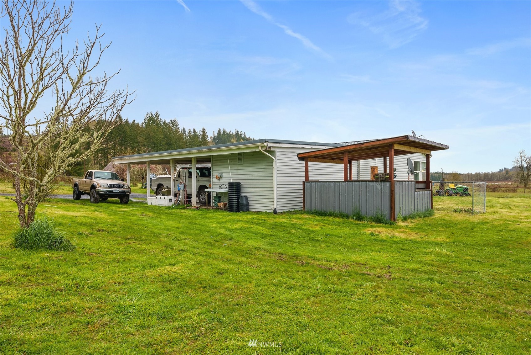 1503 Lincoln Creek Road Rochester, WA 98579 - Photo 3 of 28 a house view with a garden space
