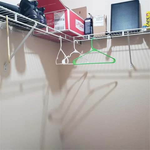 a view of walk in closet