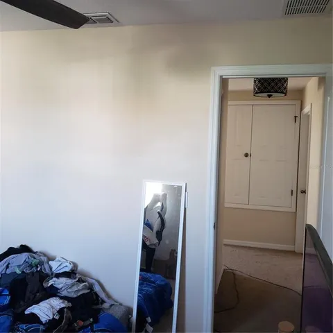 a front view of a house with gym equipment