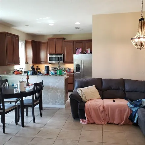 a room with gym equipment and a mirror