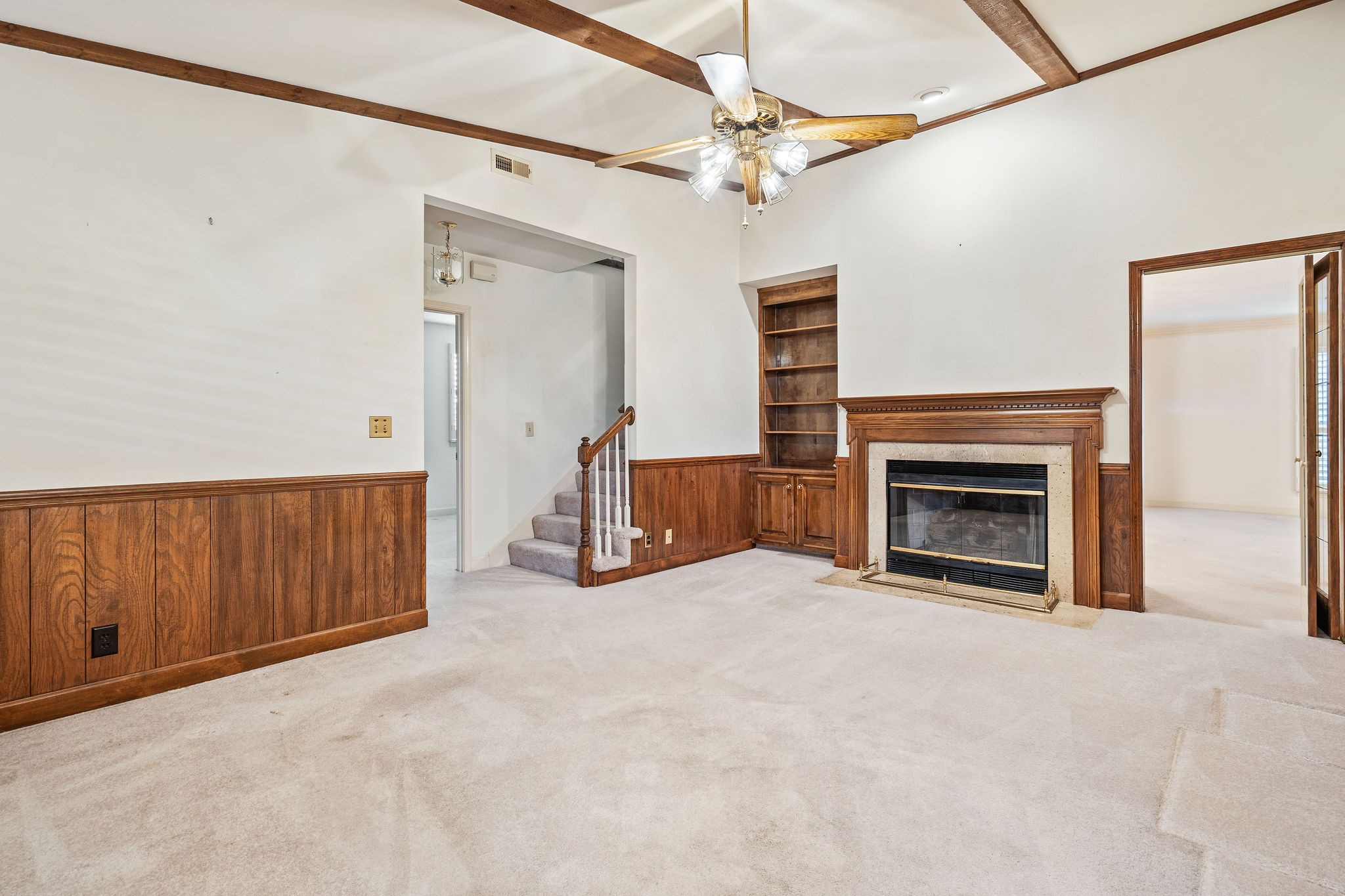 523 General George Patton Road Nashville, TN 37221 - Photo 12 of 30 a view of a livingroom with an empty space and a fireplace