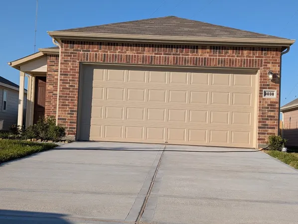 an empty room with cabinet