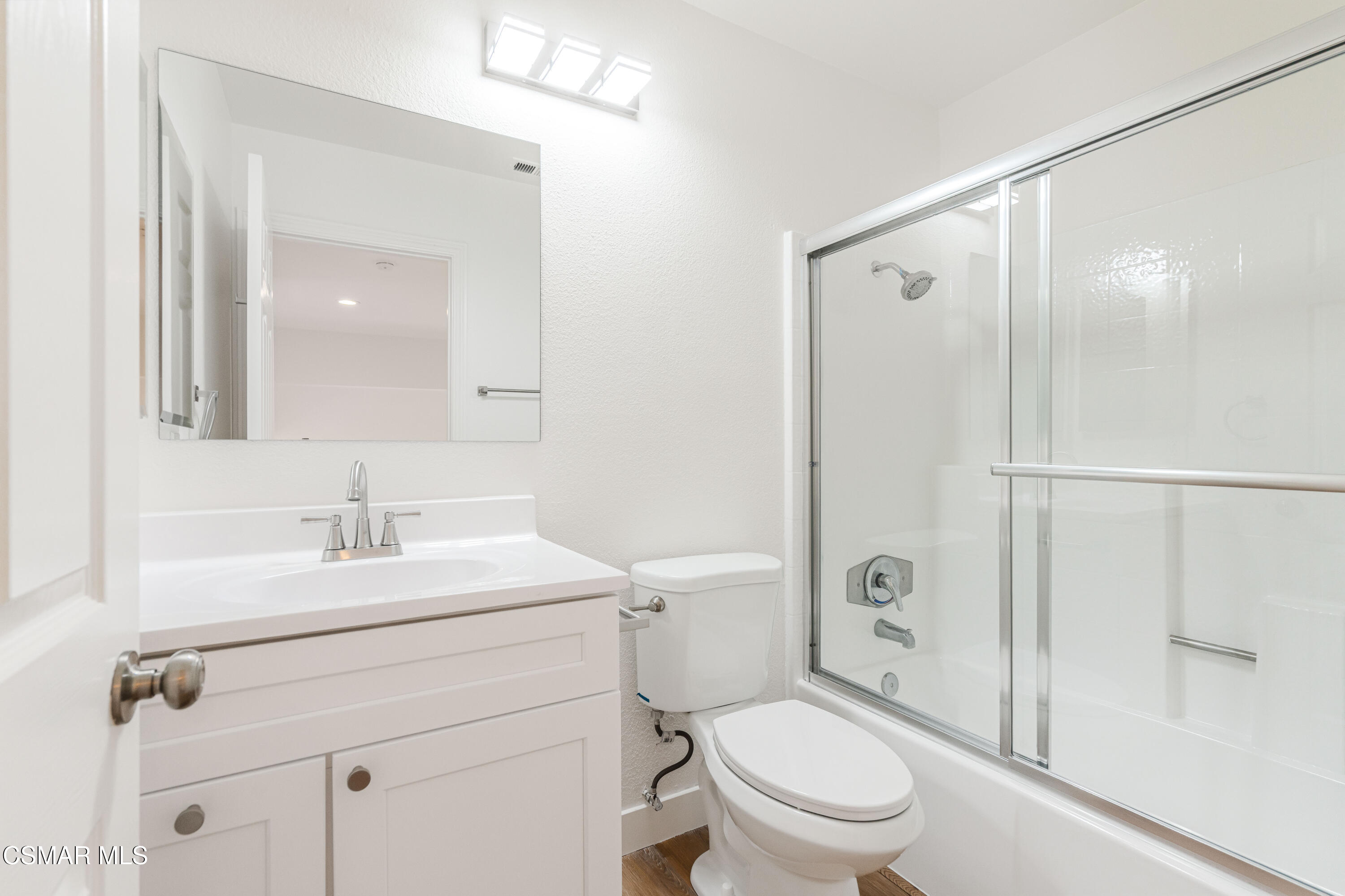2332 Hampton Avenue Simi Valley, CA 93063 - Photo 24 of 34 a bathroom with a sink toilet vanity and shower