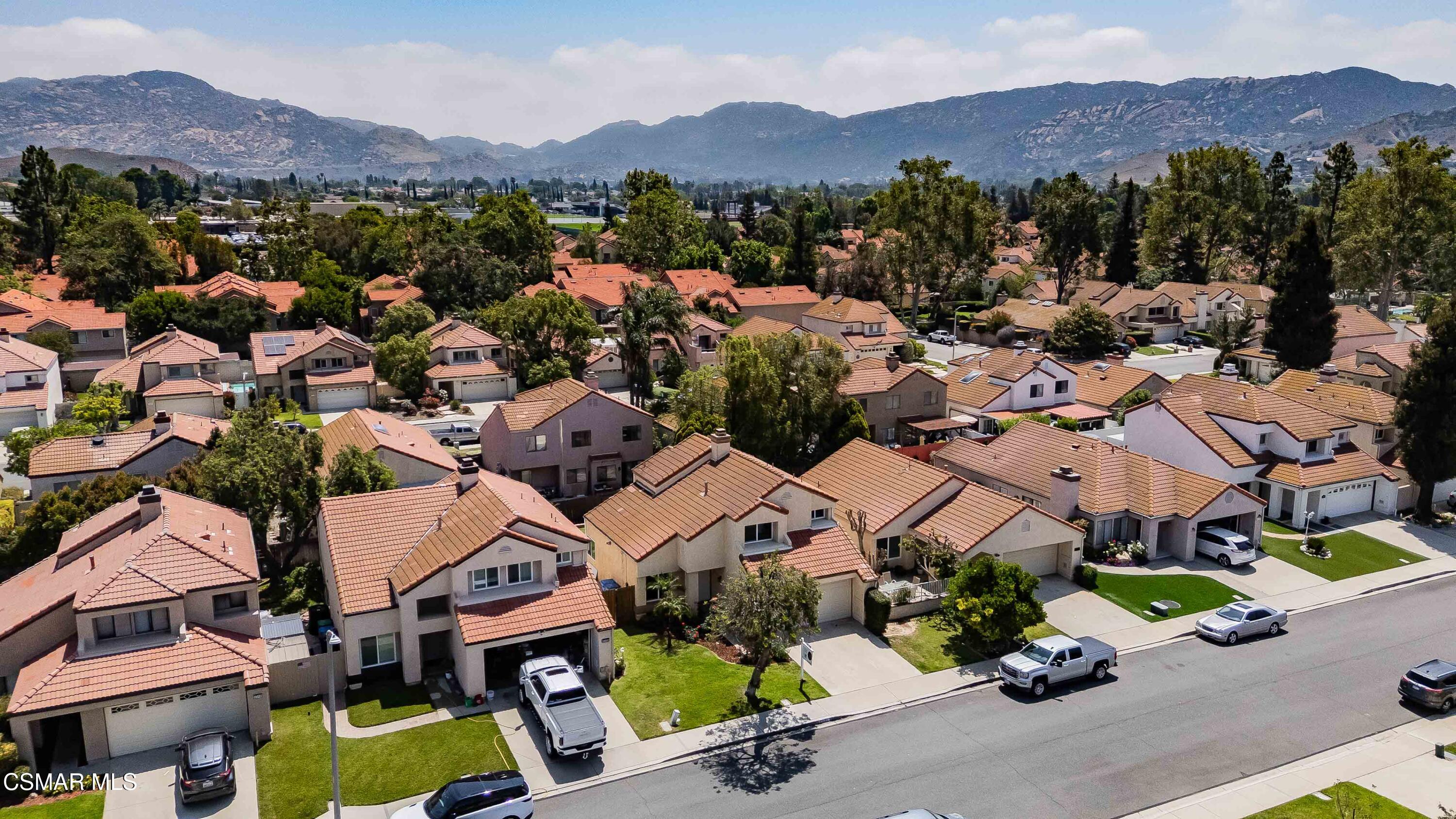 2332 Hampton Avenue Simi Valley, CA 93063 - Photo 26 of 34 an aerial view of residential houses and street
