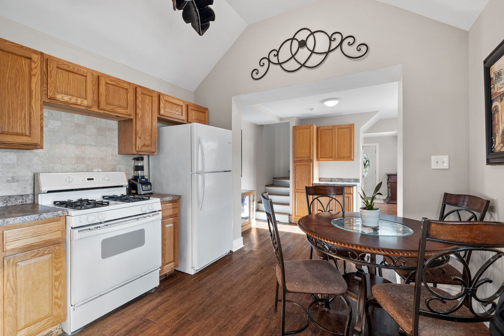 600 Bruce Road Lockport, IL 60441 - Photo 9 of 23 a view of a dining room with furniture window and wooden floor