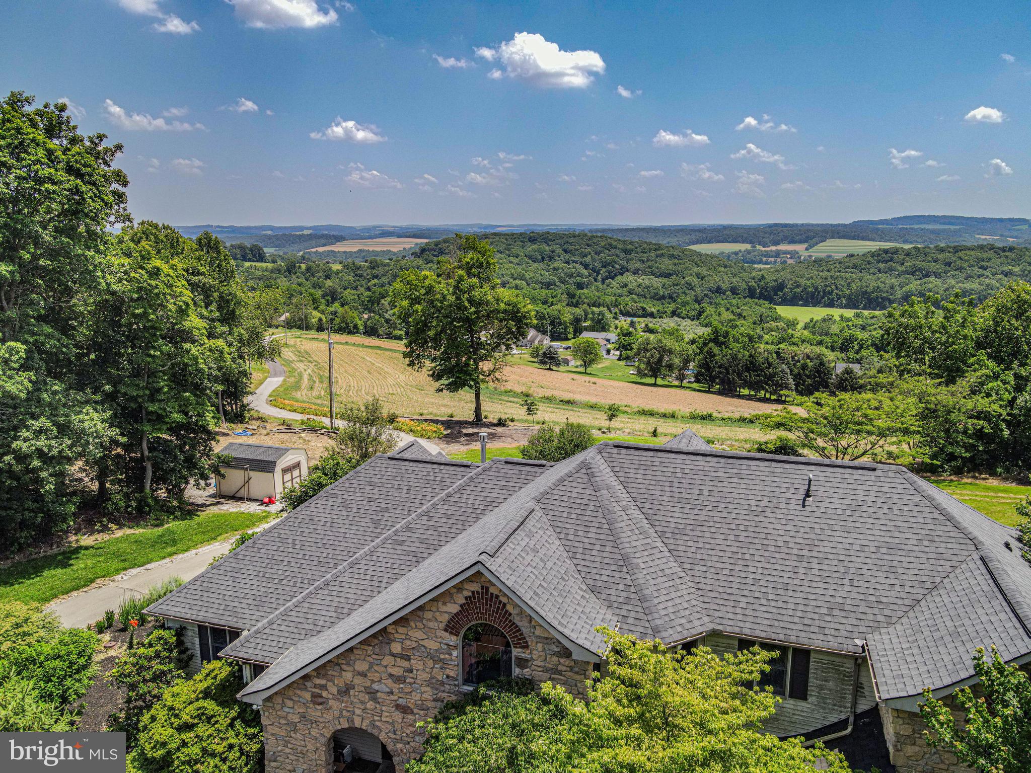 4815 Zeiglers Church Road Spring Grove, PA 17362 - Photo 105 of 126 a aerial view of a house with a garden and plants