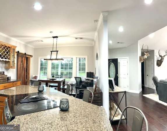 a view of an entryway of a house and natural light
