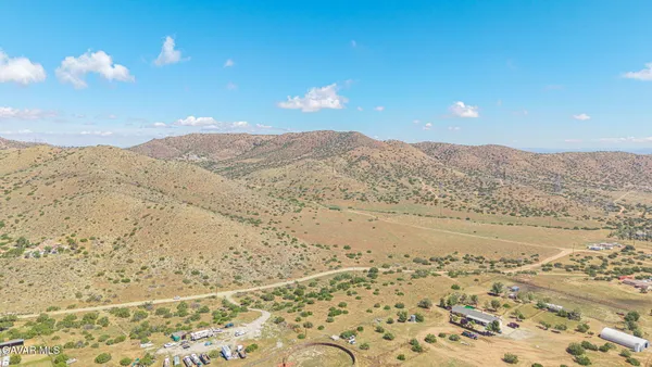 a view of a mountain in the distance