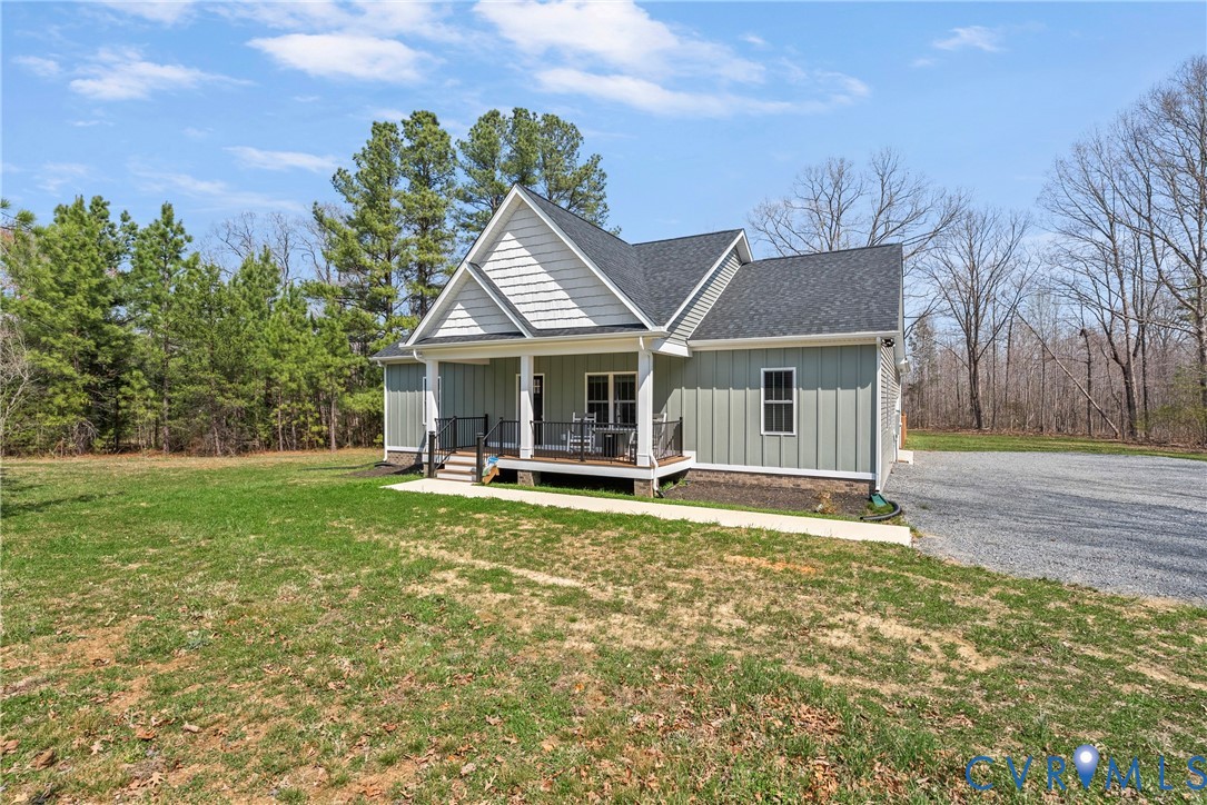 4316 Mt Airy Road Louisa, VA 23093 - Photo 4 of 45 front view of a house with a garden