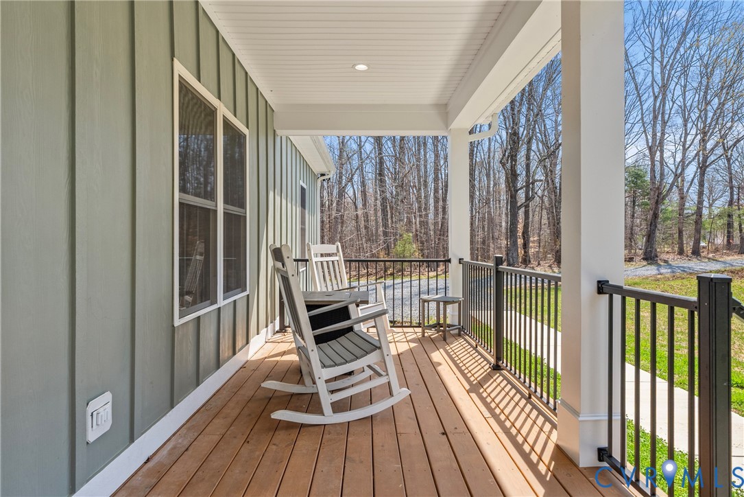 4316 Mt Airy Road Louisa, VA 23093 - Photo 5 of 45 a view of a balcony with wooden floor