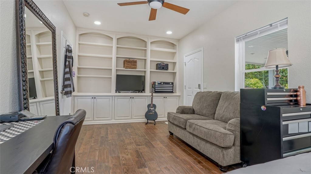 16025 Perry Heights Drive Riverside, CA 92504 - Photo 85 of 105 Den/ Bedroom with built-in cabinets
