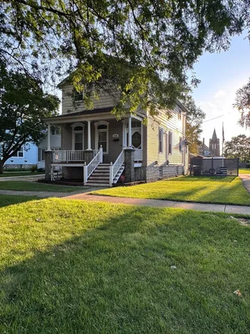 a view of a house with a swimming pool