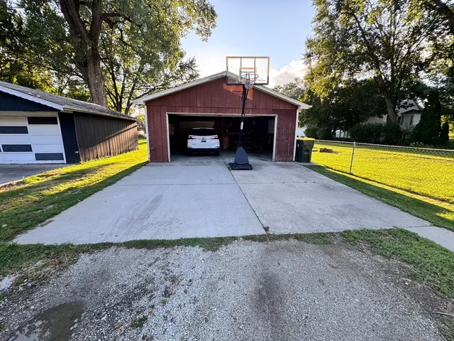 a view of an outdoor space and a yard