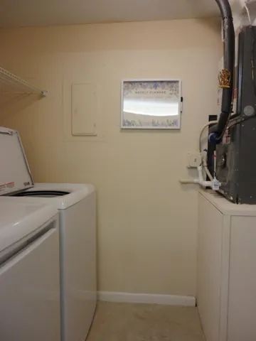 a room with storage and utility