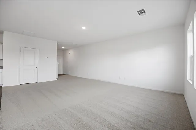 a view of an empty room