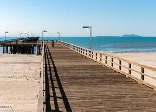 a view of a park with slide