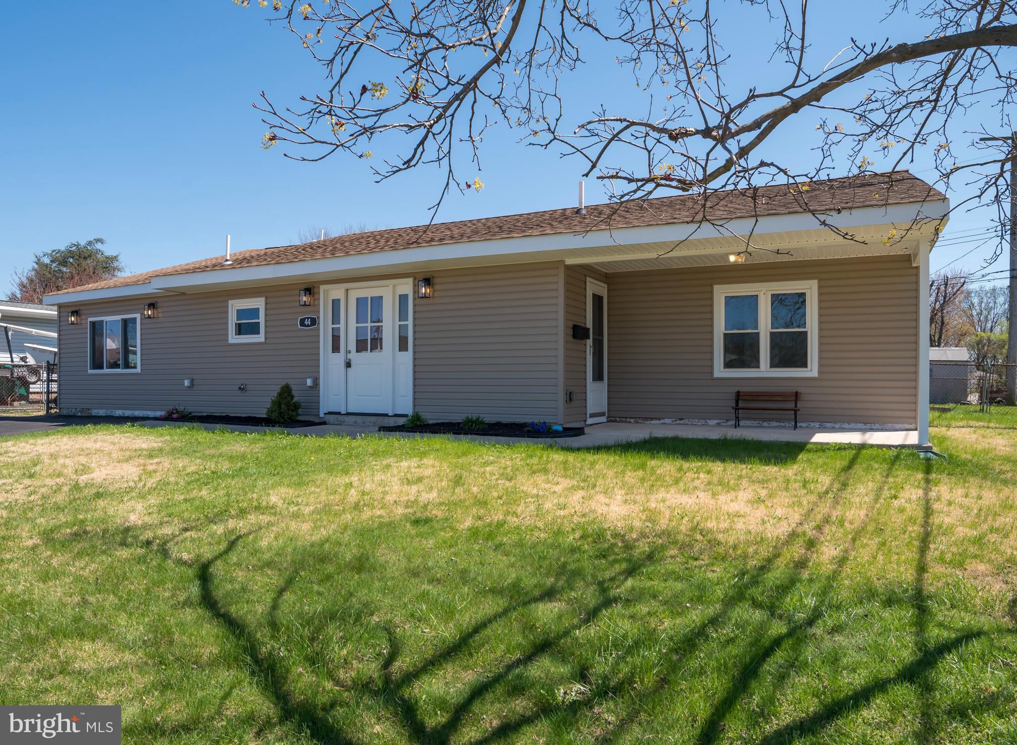 44 Elm Lane Levittown, PA 19054 - Photo 3 of 35 a view of a house with a backyard