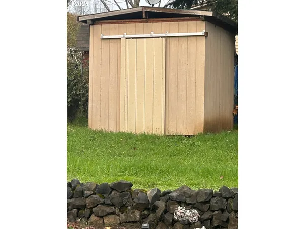 a black and white photo of a park