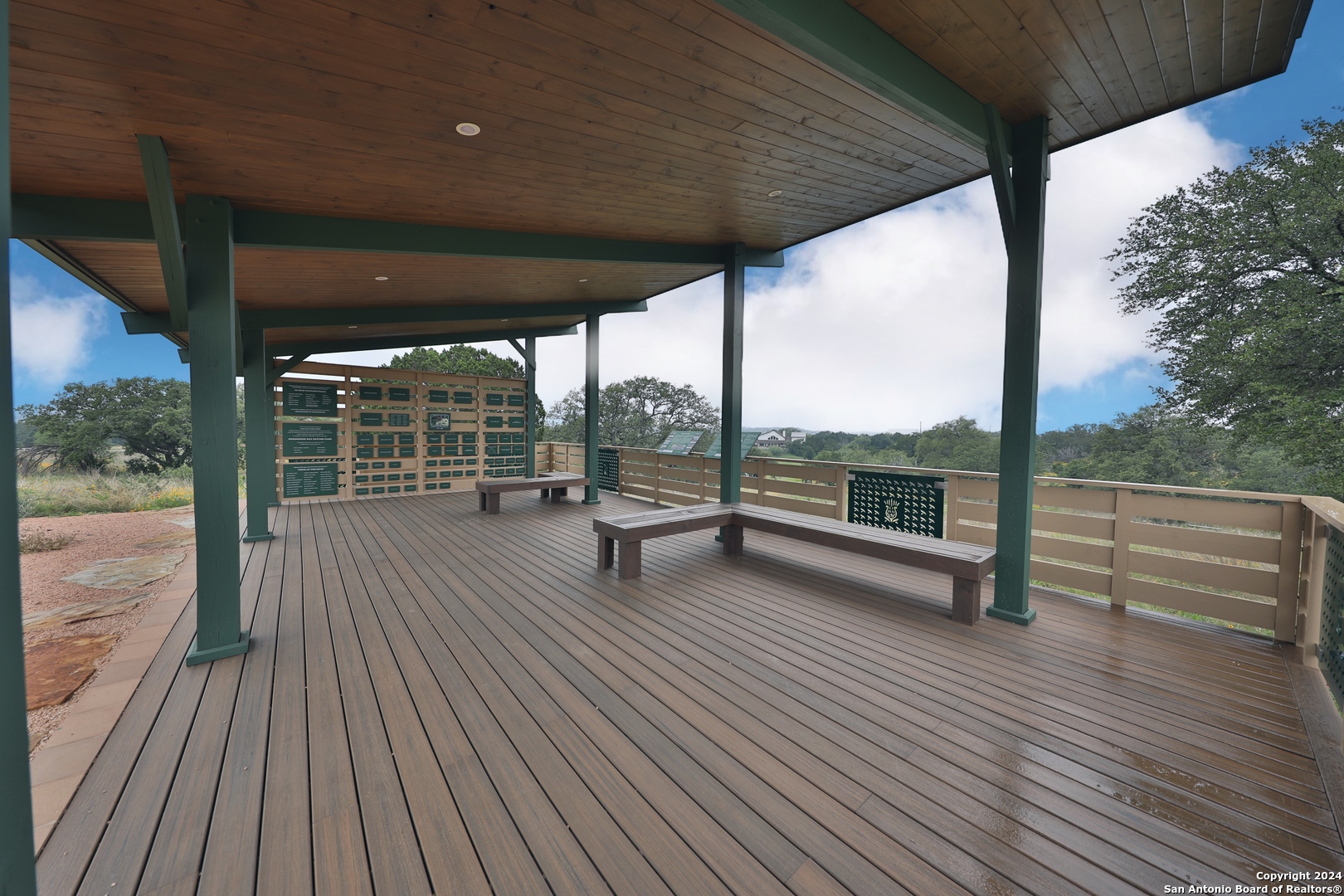 108 Mountain Home Road Horseshoe Bay, TX 78657 - Photo 21 of 22 a view of outdoor space with wooden floor and outdoor space