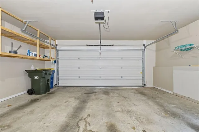 a view of a closet area