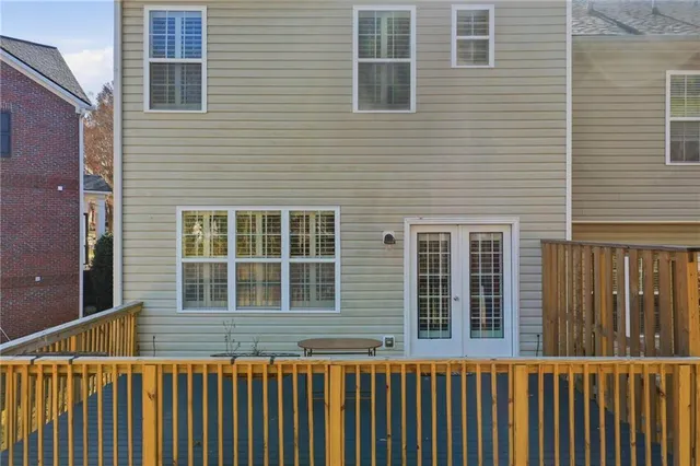 a front view of a house having yard