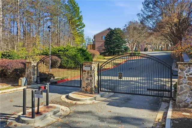 a view of street along with trees
