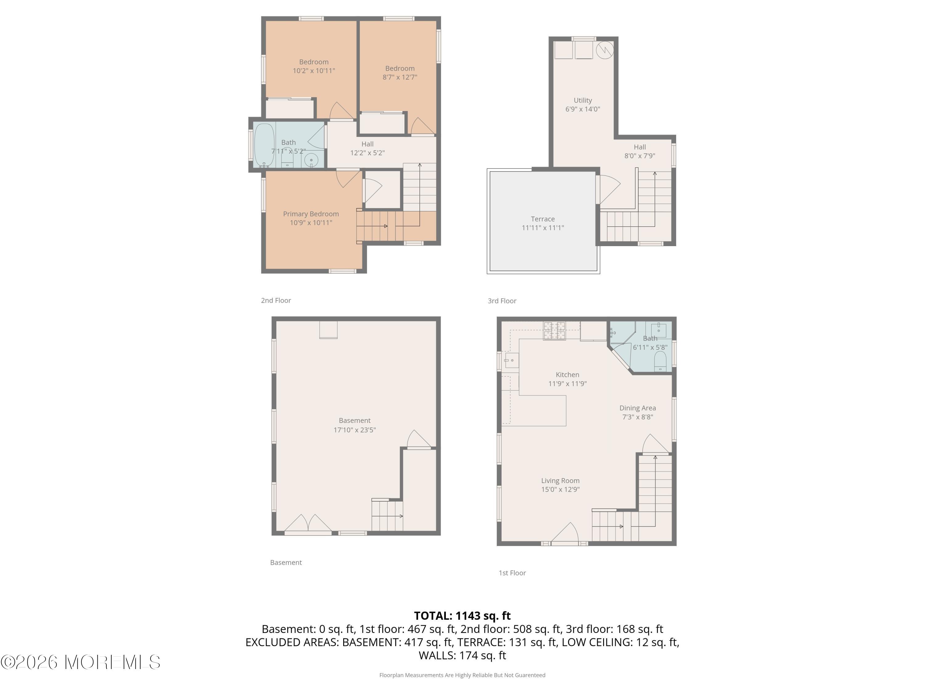 105 Channel Way Lavallette, NJ 08735 - Photo 49 of 53 Floorplan All Floors