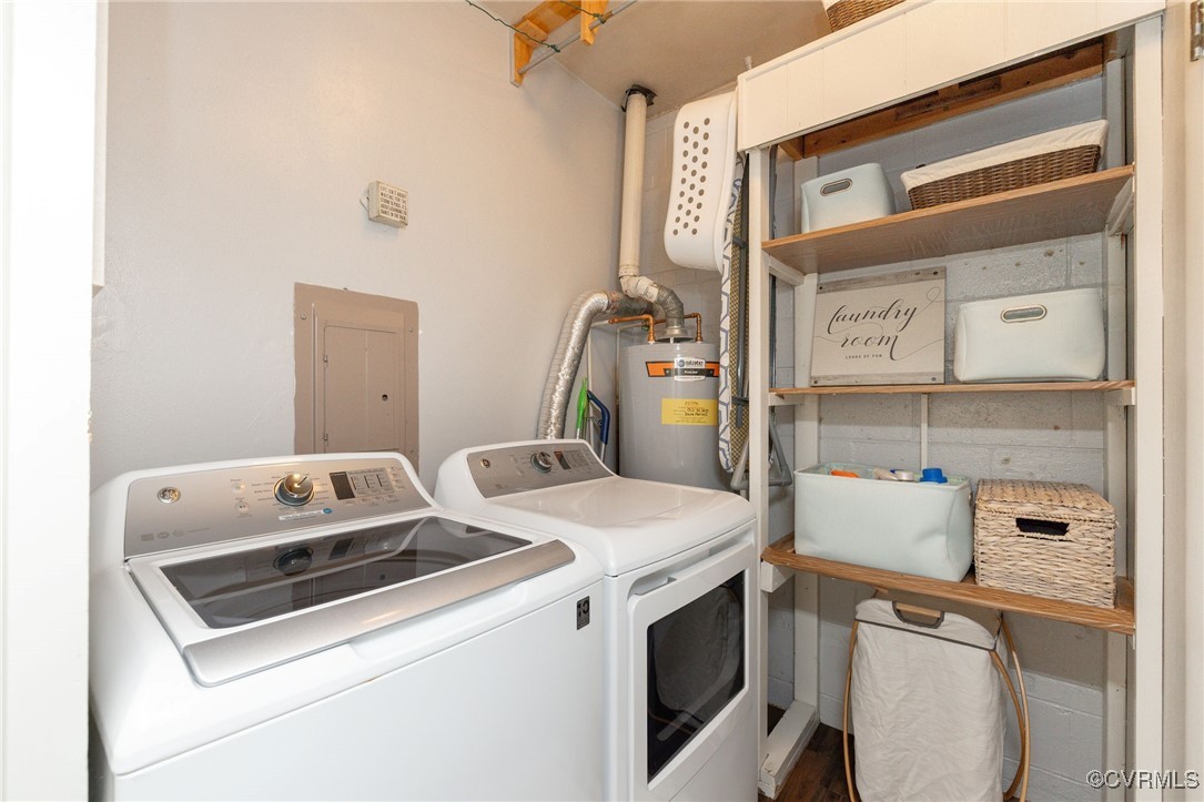 7518 Comet Road Henrico, VA 23294 - Photo 22 of 46 Washroom featuring gas water heater, electric pane