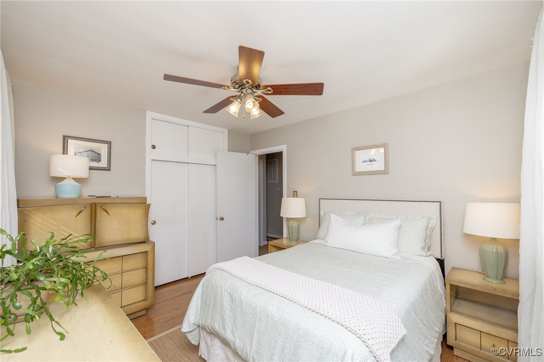 7518 Comet Road Henrico, VA 23294 - Photo 34 of 46 Ceiling fan, closet & 2 windows compliment this ro