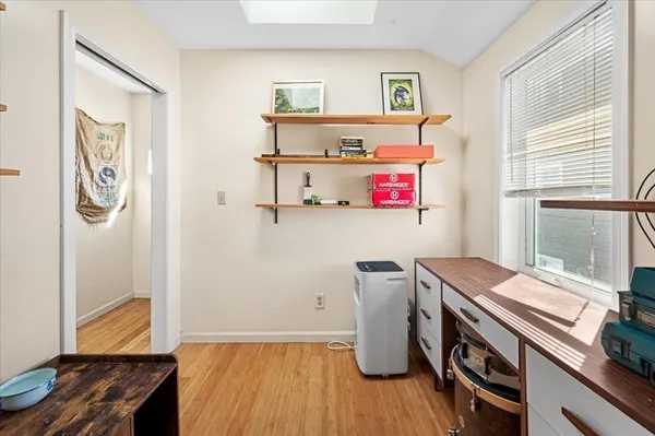 a room with storage and utility