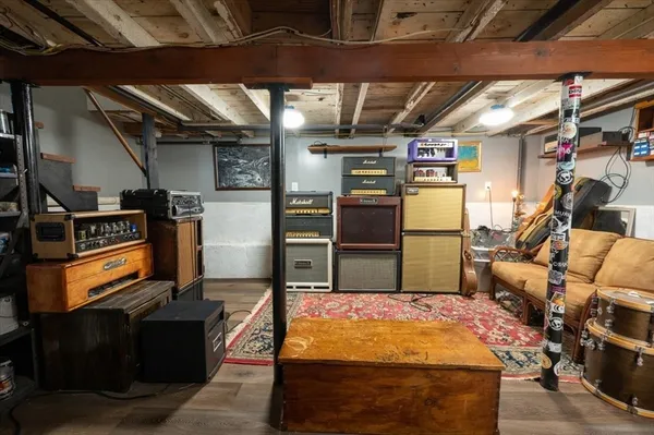 a room with storage and utility