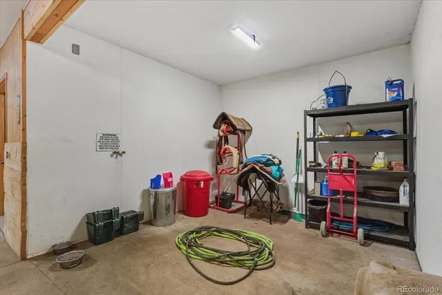 a storage room with lots of stuff