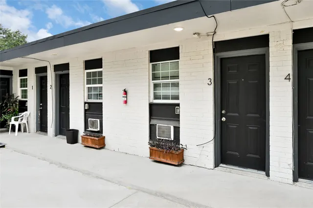 a view of a house with a outdoor space