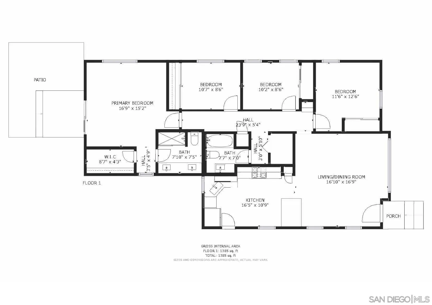 419 H Avenue Coronado, CA 92118 - Photo 31 of 32 a picture of a wall with a picture on a wall