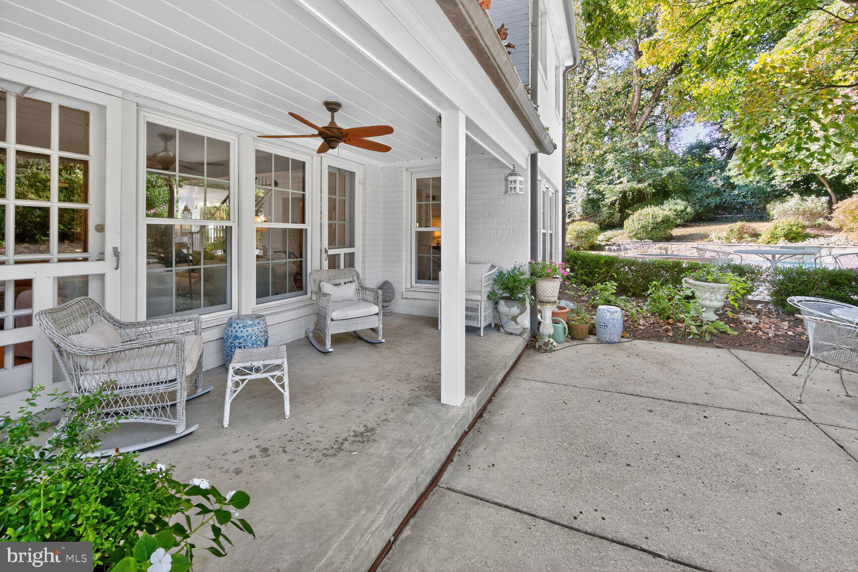 7200 Helmsdale Road Bethesda, MD 20817 - Photo 42 of 50 a view of a house with backyard and sitting area