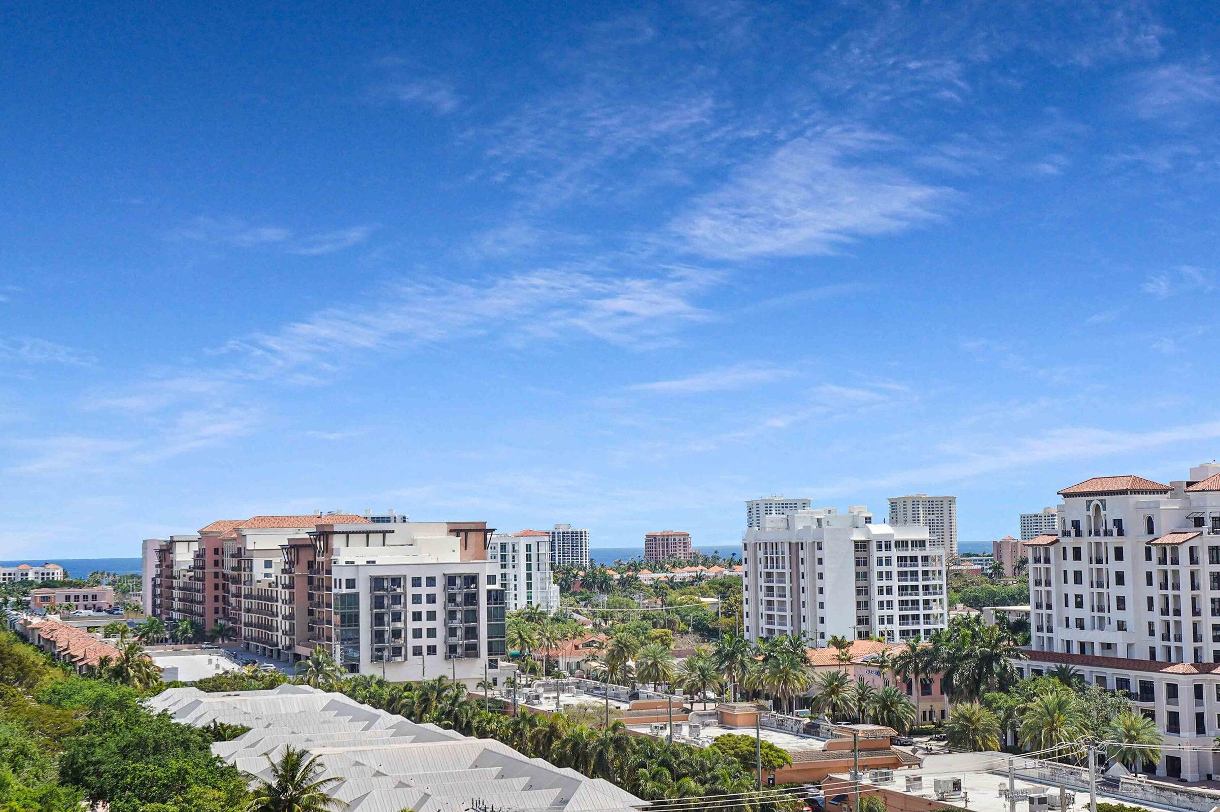 155 East Boca Raton Road, Unit 501 Boca Raton, FL 33432 - Photo 78 of 83 a view of a city with tall buildings in the background